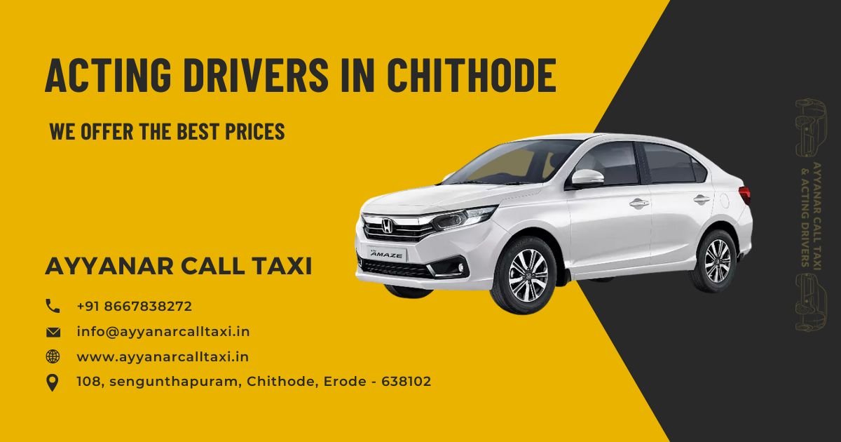 Ayyanar Call Taxi In Chithode Acting Drivers In Chithode